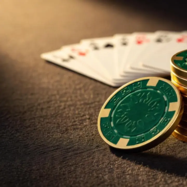 Elite poker chips detail